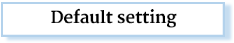 defaultsetting